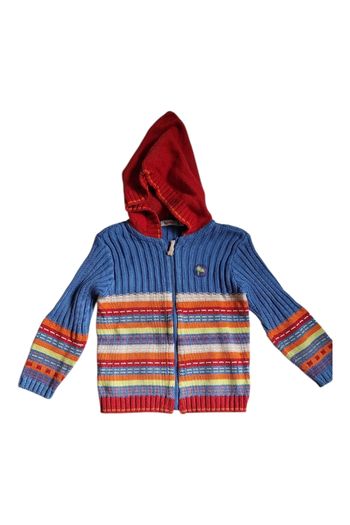 🌈 Gilet multicolore – Clayeux – Taille 4 ans