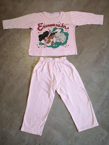 Pyjama 2 pièces rose Esmeralda Taille 6 ans