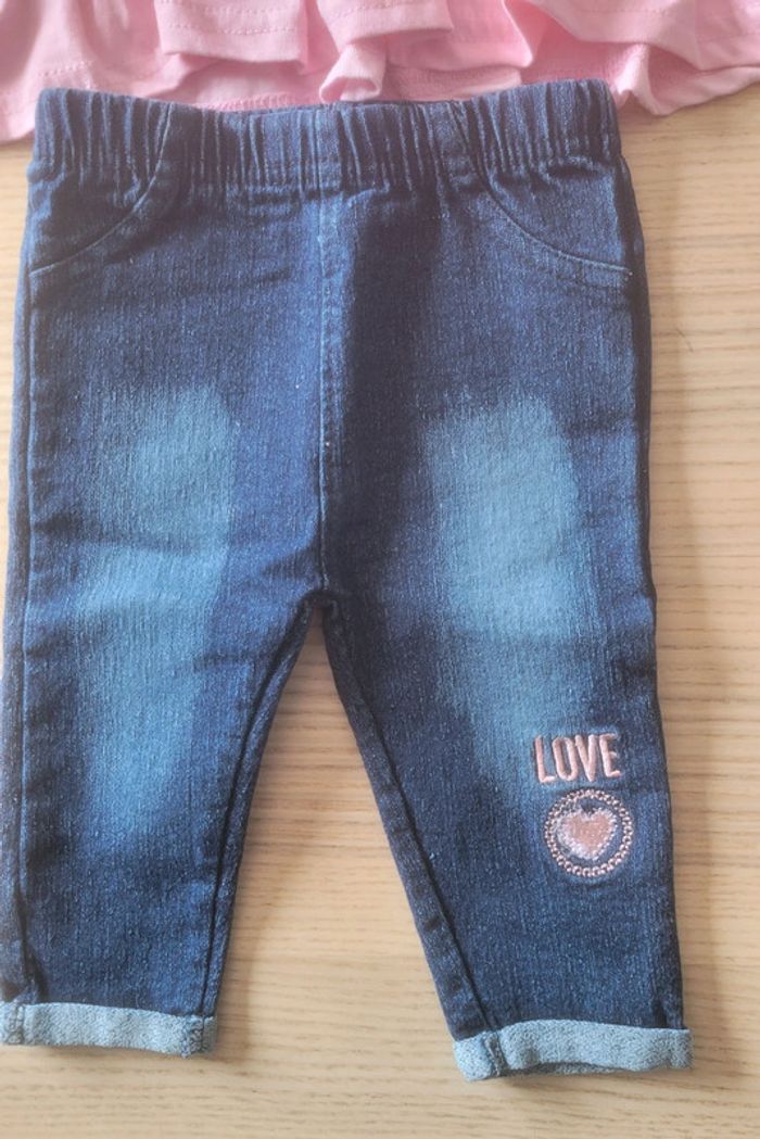 Ensemble pull + Jegging taille 6 mois - photo numéro 2