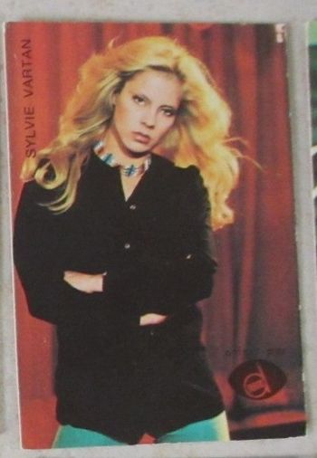 Carte de collection Sylvie VARTAN 7 x 5 cm