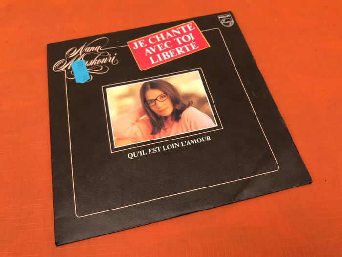 Vinyle 45 tours Nana Mouskouri Je chante avec toi Liberté (1981) Philips 6198467 - photo numéro 7