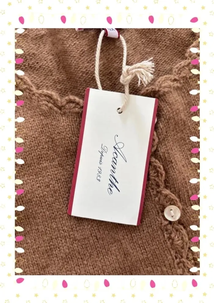 🧶 Gilet fille Acanthe – Taille 12 ans – Neuf avec étiquette 🧶 - photo numéro 6