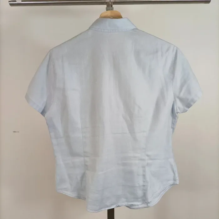 Chemise bleu clair manches courtes - Alain Figaret - Taille 40 Neuve A528 - photo numéro 7