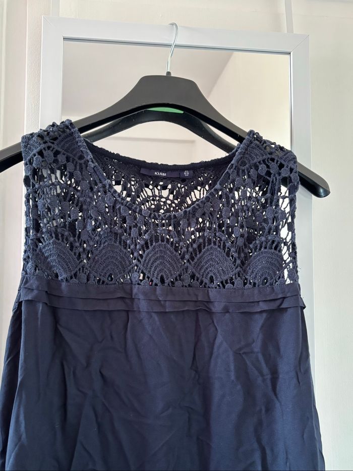 Robe longue d’été bleue marine - photo numéro 2