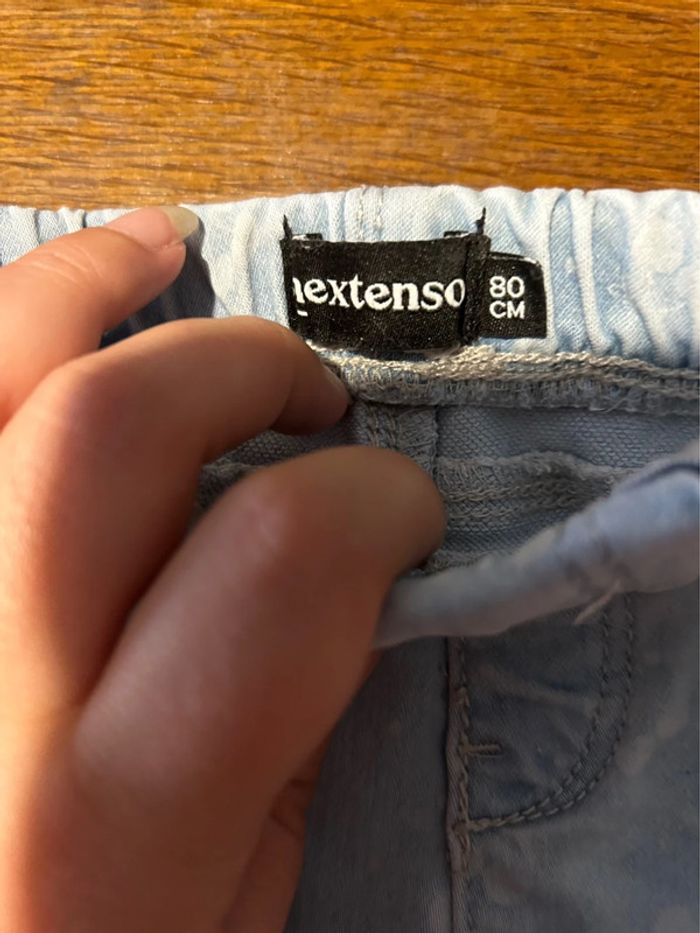 Jegging bleu clair cerise - photo numéro 2