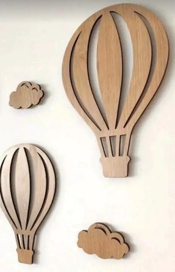 Décoration mural chambre enfant en bois 