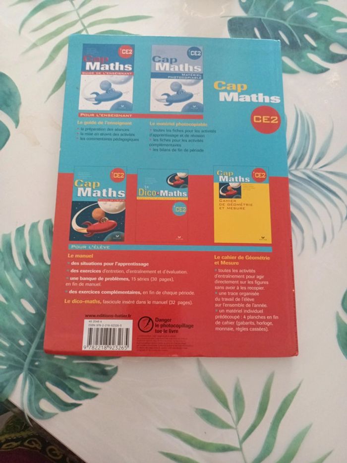 Livre cap math CE2 - photo numéro 4