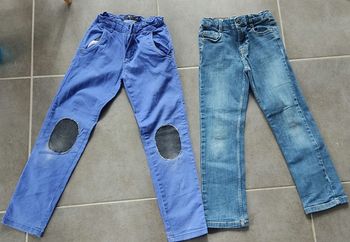 2 pantalons 7 ans Vertbaudet Tex