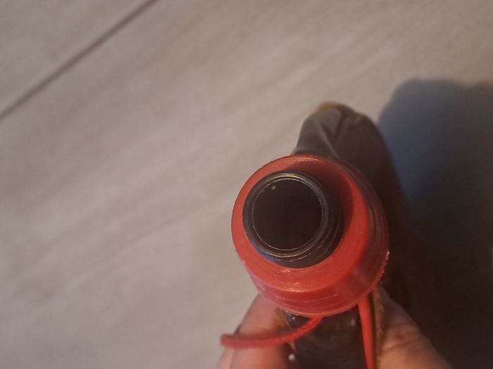 Gourde vintage en cuir peau de chamois - photo numéro 6