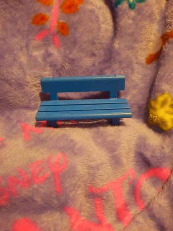 Banc bleu