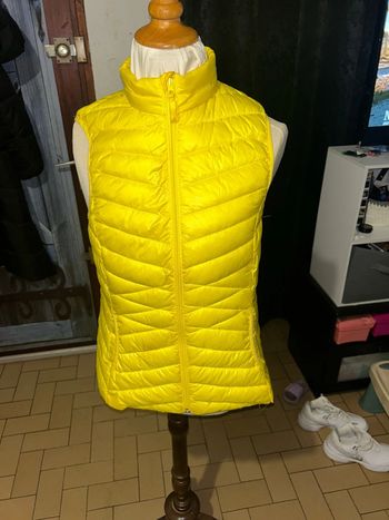 Doudoune sans manches jaune femme Esmara