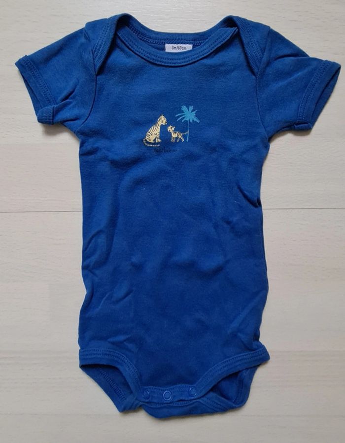 Body t3mois 60cm Petit Bateau bleu roi