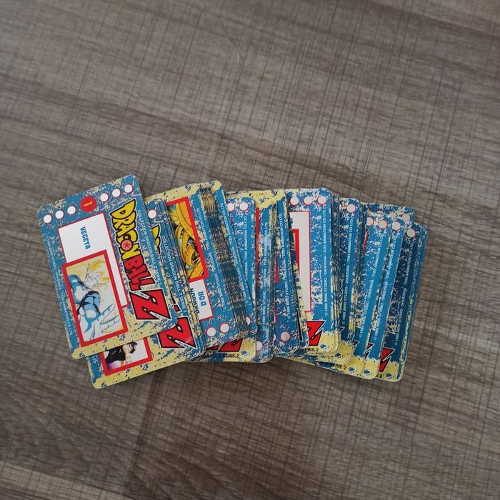 Lot cartes vintage dragon ball z