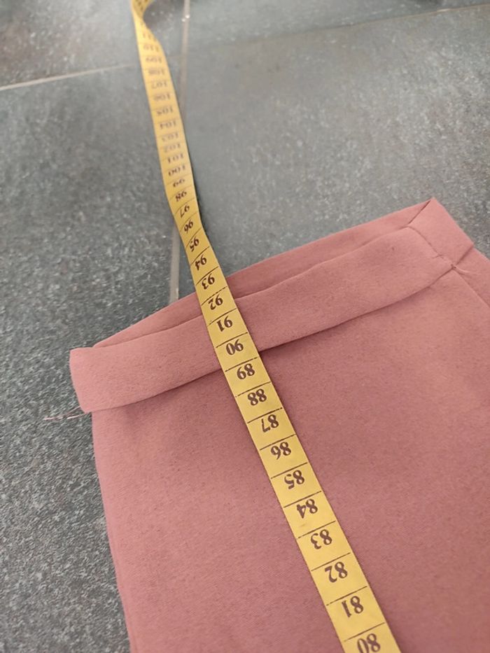Pantalon droit vieux rose s - photo numéro 13