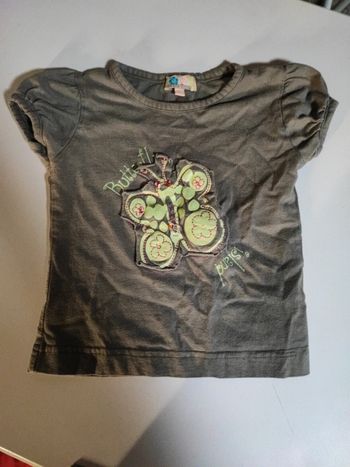 T shirt fille summerflower 3 ans
