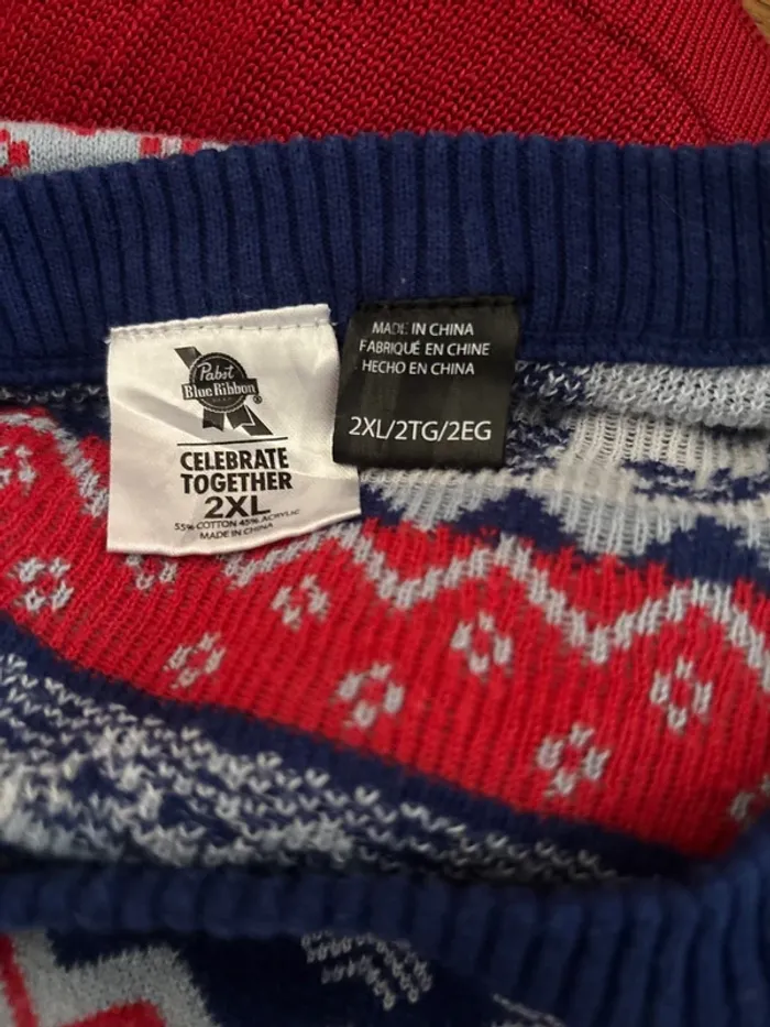 Pull tout doux vintage # fête de la biere L/ XXL - photo numéro 6