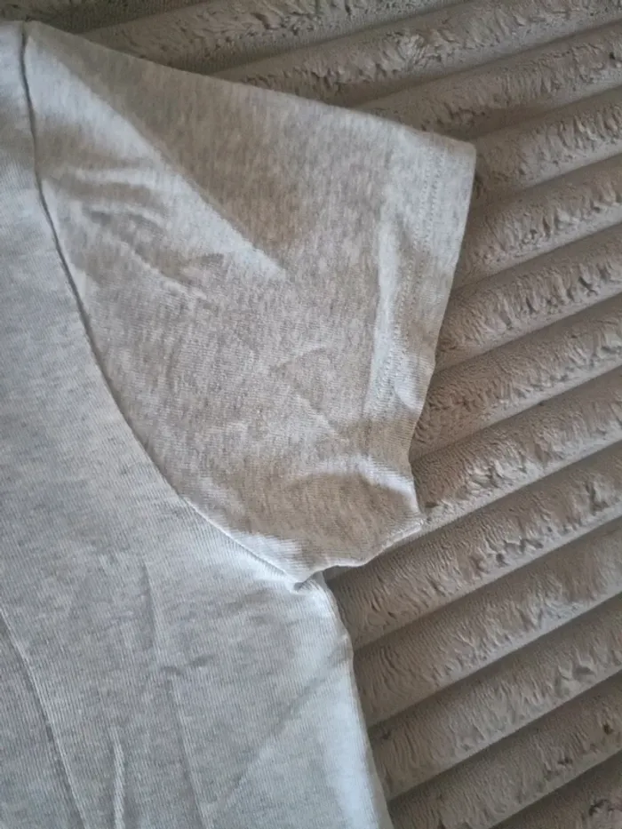 T-shirt tex gris taille m - photo numéro 6