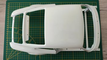 Carrosserie 57A n°57 pièce détachée Porsche 911 Carrera RS 2.7 1/8 1/8ème Altaya #B37