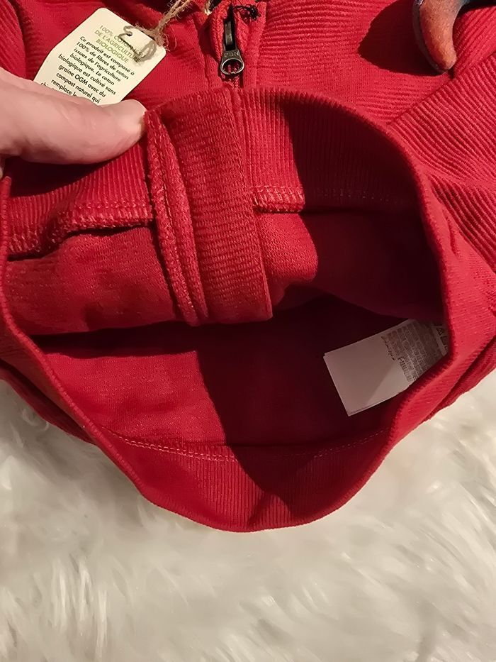 NEUF  (non porté)🏷👌👌💙😍🤩👌sublime sweat zippé mi saison  6 mois garçon 💙😍🤩👌 - photo numéro 5