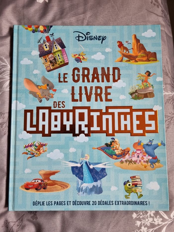 Le grand livre des labyrinthes Disney