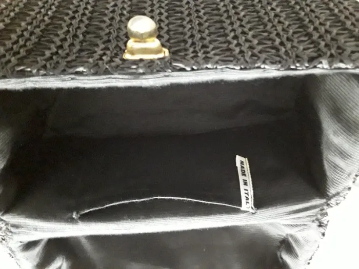 Sac raphia noir - photo numéro 3