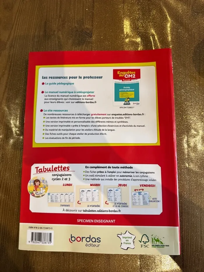 Livre Enquêtes au cm2 - photo numéro 3
