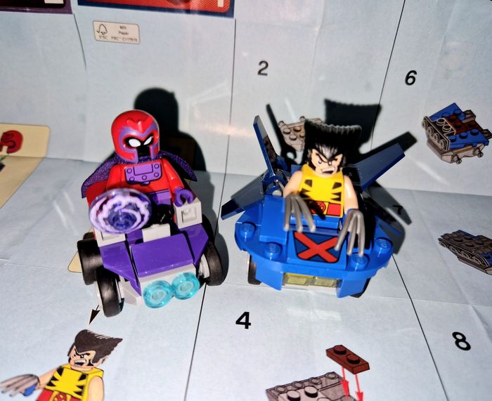 Lego 76073 mighty micros Wolverine contre Magneto complet - photo numéro 2