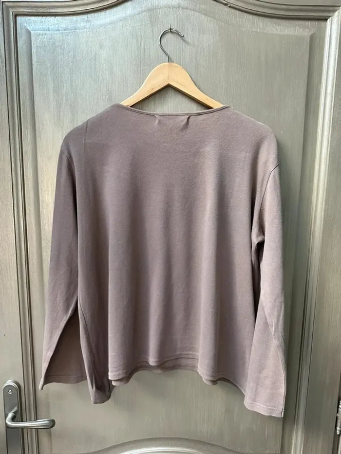 T-shirt manche longue Dolce Donna taille M - photo numéro 6