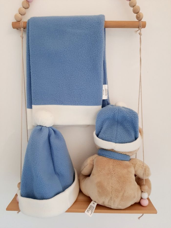 Ensemble bonnet + écharpe + peluche Damart - photo numéro 2