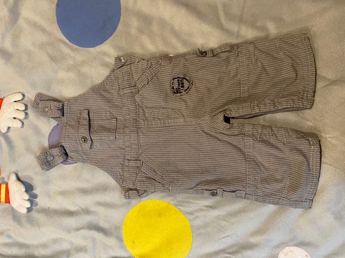 Salopette grise doublée fin 67 cm