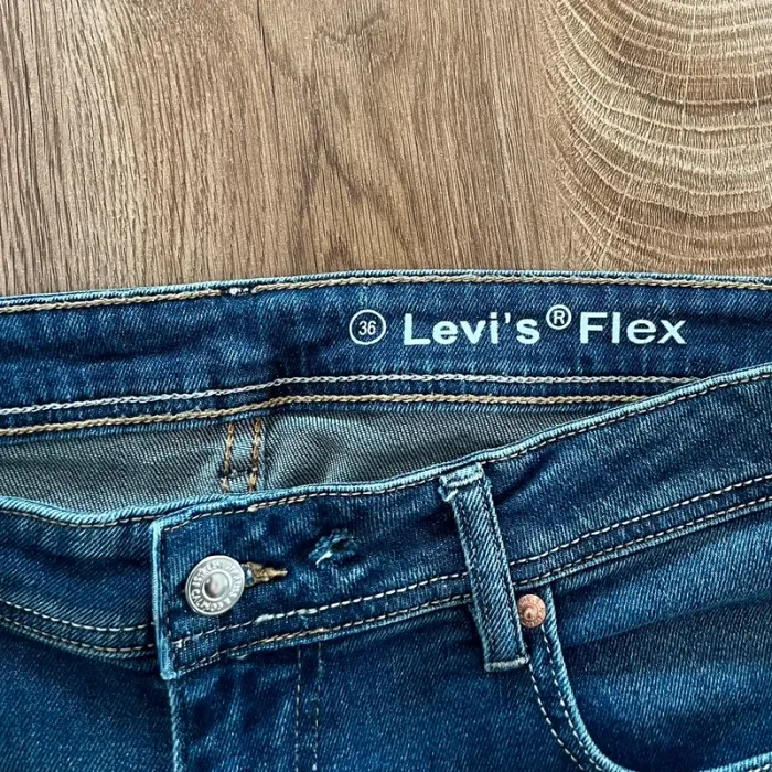 Jean/pantalon bleu Levi's 502 Flex pour homme, taille : W 36 L 30 (46 taille française) - photo numéro 6