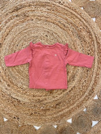 T-shirt manches longues bébé fille 3 mois