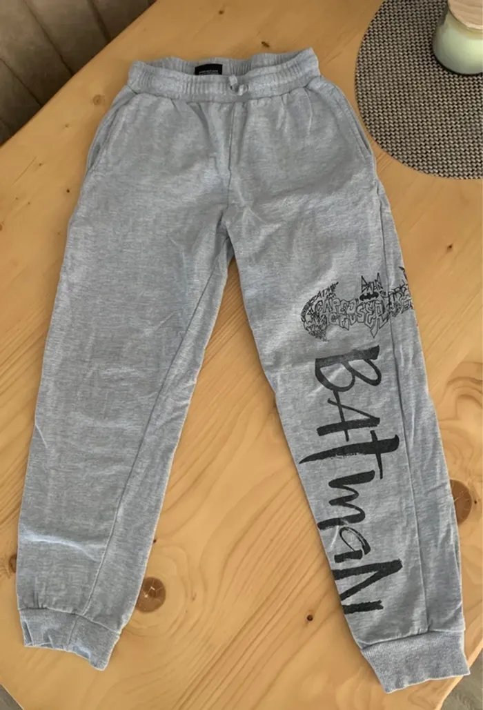 Pantalon jogging Batman gris garçon 9-10 ans