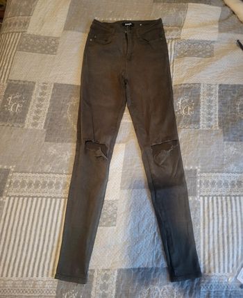 Jean skinny kaki taille 34