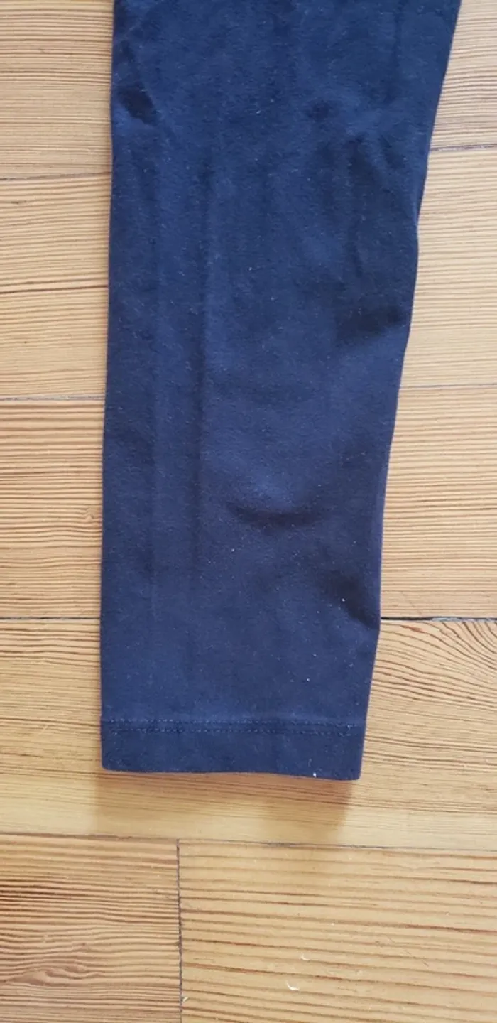 Legging fille ado sport équitation gym noir - photo numéro 3