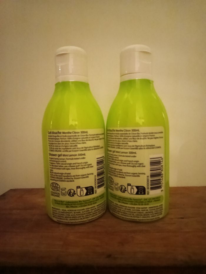 Lot de 2 gels douche menthe citron - photo numéro 2