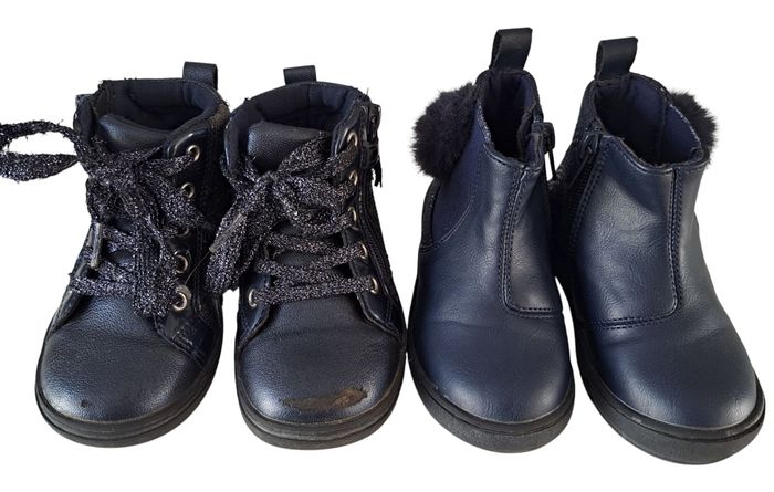 Lot de 2 bottines fille Gemo p.22 TBE