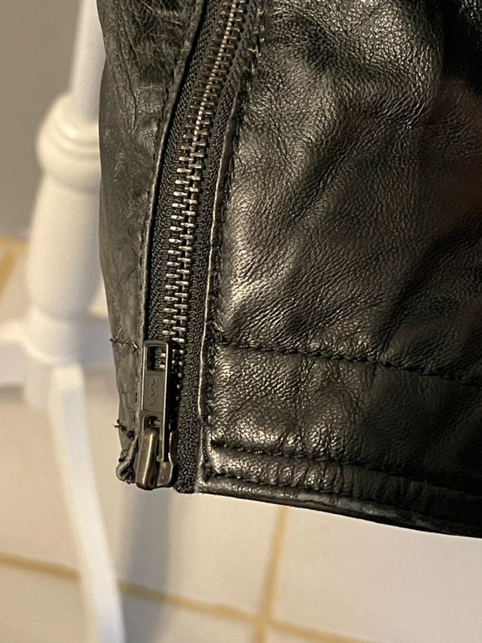 Veste en cuir Teddy Smith L - photo numéro 8