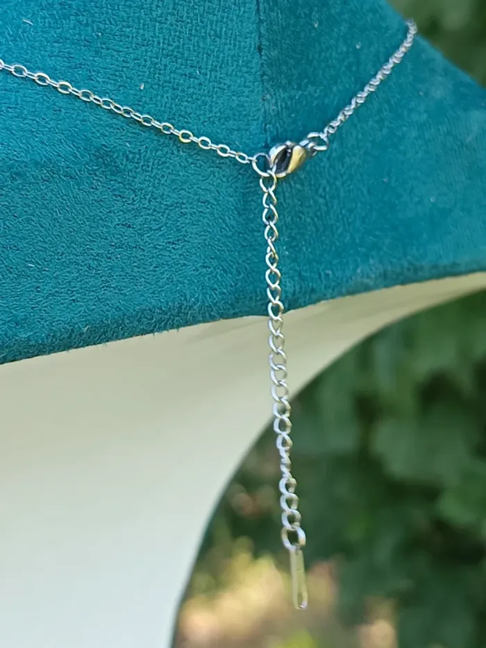 Collier acier inoxydable argent - photo numéro 5