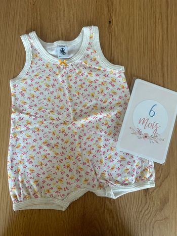 Combinaison short Petit bateau