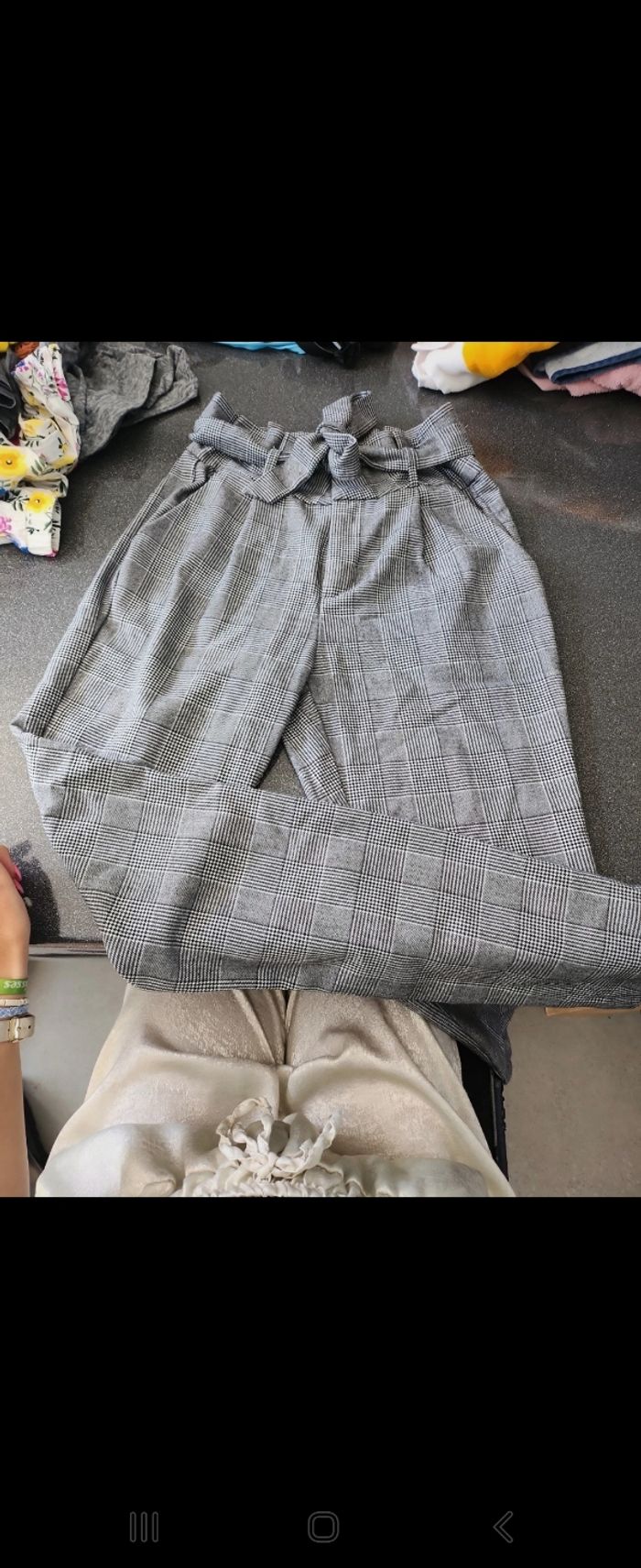 Pantalon quadrillé  Véro Moda