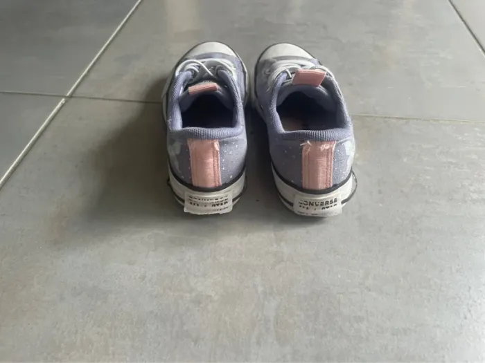Tennis converse fille 28 couleur lilas - photo numéro 3