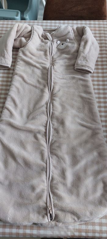 Gigoteuse Ours gris polaire 18/36mois Kiabi 