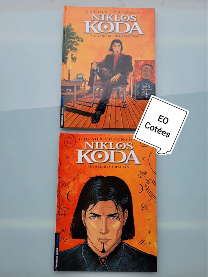 2 BD Niklos Koda, EO cotées, Tomes 1 et 2 (20)