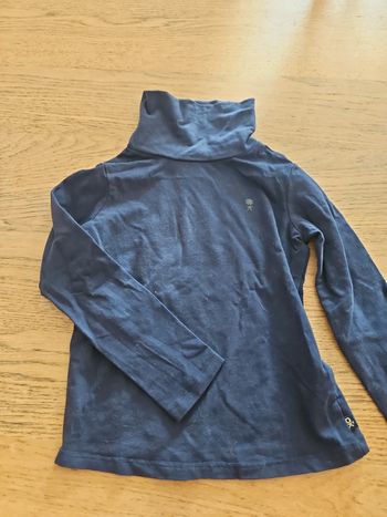 Sous-pull bleu marine Okaidi