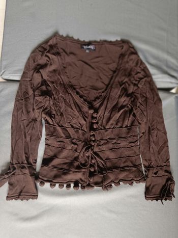 Gilet marron 🌷 Taille 38