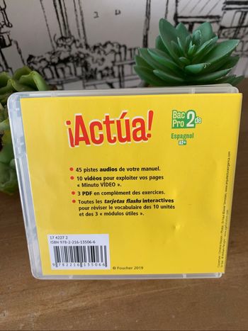 CD 💿 I Actua apprendre l’Espagnol bac pro 2de de Foucher