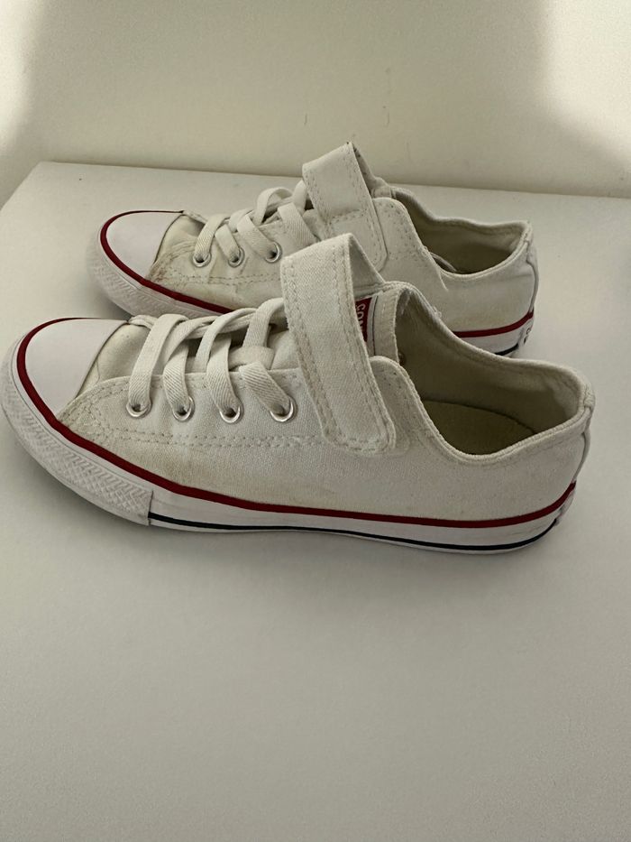 🌼converse base blanche pointure 33🌼 - photo numéro 5