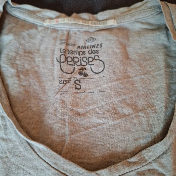 Tee-shirt le temps des cerises - photo numéro 2