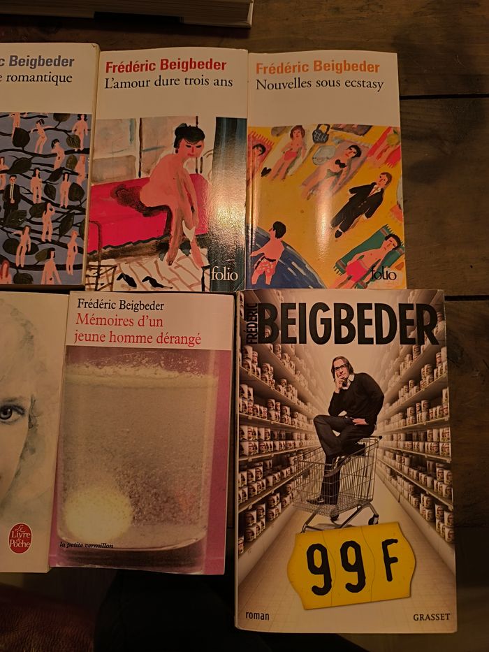 Lot 6 livres de Frédéric beigbeder - photo numéro 3